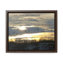 Load image into Gallery viewer, Perfectly At Peace framed canvas - Original Art by DawnRanae