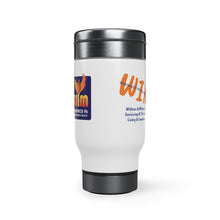 Load image into Gallery viewer, WIM- Widowed in Montgomery County Stainless Steel Travel Mug with Handle, 14oz