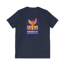 Load image into Gallery viewer, WIM- Widows in Montgomery County ( unisex Tee Logo front & Back)