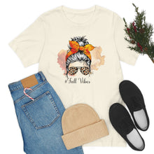 Load image into Gallery viewer, Messy Bun - Fall and Winter Styles Unisex Jersey Short Sleeve Tee