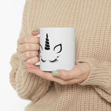 Load image into Gallery viewer, I Wish I was a Unicorn.... so I could stab JERKS with my head Ceramic Mug