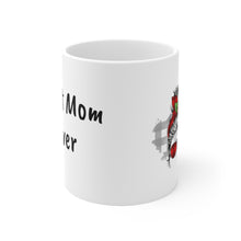 Load image into Gallery viewer, Best Mom Ever Holiday Messy Bun Ceramic mug
