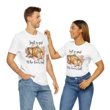 Load image into Gallery viewer, Just A Girl Who Loves Fall...Jersey Short Sleeve Tee