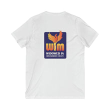 Load image into Gallery viewer, WIM- Widows in Montgomery County ( unisex Tee Logo front & Back)