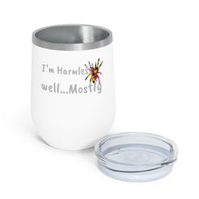 Load image into Gallery viewer, I'm Harmless MD Flag Black Widow 12oz Insulated Wine Tumbler