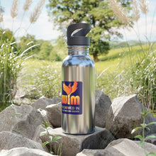 Load image into Gallery viewer, WIM - Widowed in Montgomery County- Stainless Steel Water Bottle With Straw, 20oz