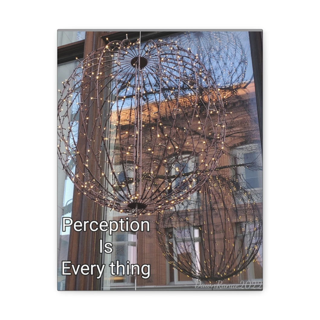 Perception Is Everything wall canvas