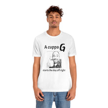 Load image into Gallery viewer, Start the day with ... Unisex Jersey Short Sleeve Tee
