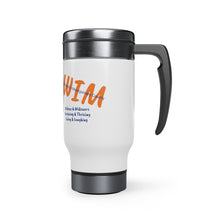 Load image into Gallery viewer, WIM- Widowed in Montgomery County  Stainless Steel Travel Mug with Handle, 14oz
