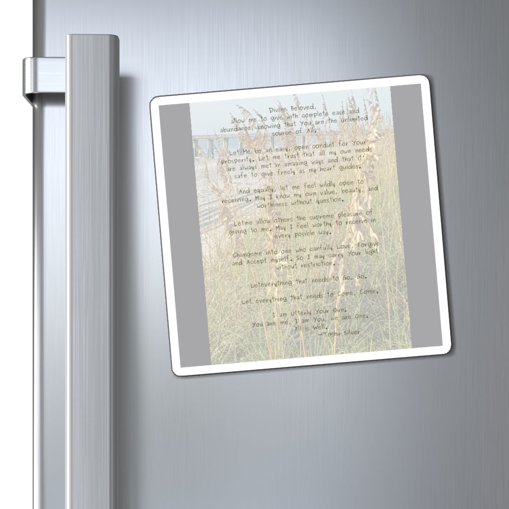 Divine Abundance Prayer Magnet