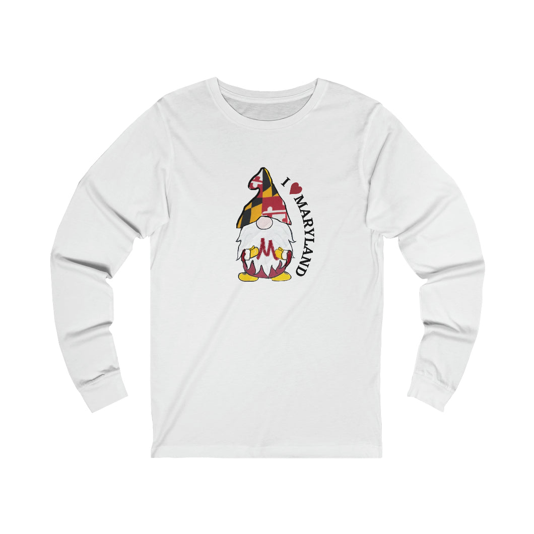 I LOVE Maryland Unisex Jersey Long Sleeve Tee