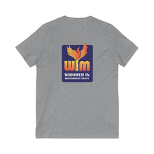Load image into Gallery viewer, WIM- Widows in Montgomery County  ( unisex Tee Logo front &amp; Back)
