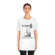 Load image into Gallery viewer, Start the day with ... Unisex Jersey Short Sleeve Tee
