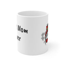 Load image into Gallery viewer, Best Mom Ever Holiday Messy Bun Ceramic mug
