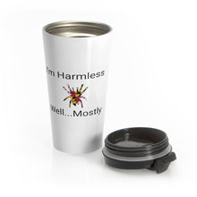 Load image into Gallery viewer, I&#39;m Harmless MD Flag Spider Stainless Steel Travel Mug
