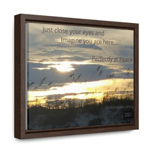 Load image into Gallery viewer, Perfectly At Peace framed canvas - Original Art by DawnRanae
